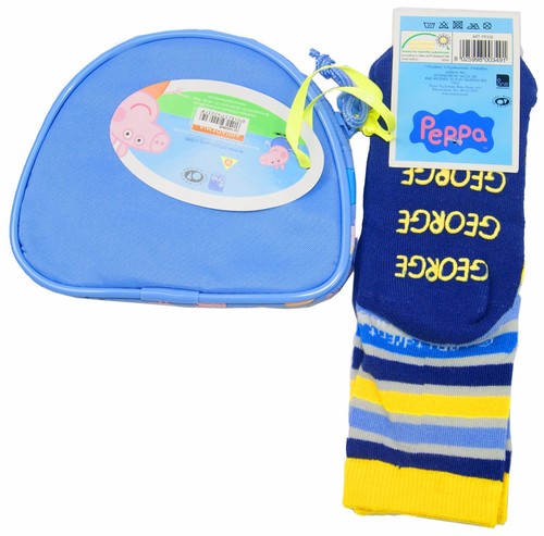 Peppa Pig Kinder Geldbörse mit Socken & Teller, Peppa Pig Münzbeutel, offiziell lizenziert! - Bild 7 von 8