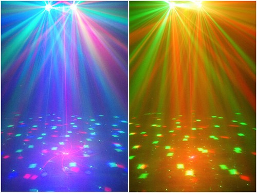 5 In1 DJ Lights Set with Stand LED RGB DJ Magic Ball Laser Bar Stage Party Light - Picture 5 of 23