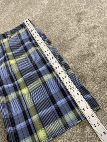 Pantalones cortos de golf PGA Tour para hombre 36x10 azul verde bolsillos a cuadros elásticos 6090 - Imagen 11 de 12