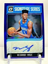 2018-19 Panini Optic Rookie Signature Series Purple Prizm Mo Bamba Orlando Magic