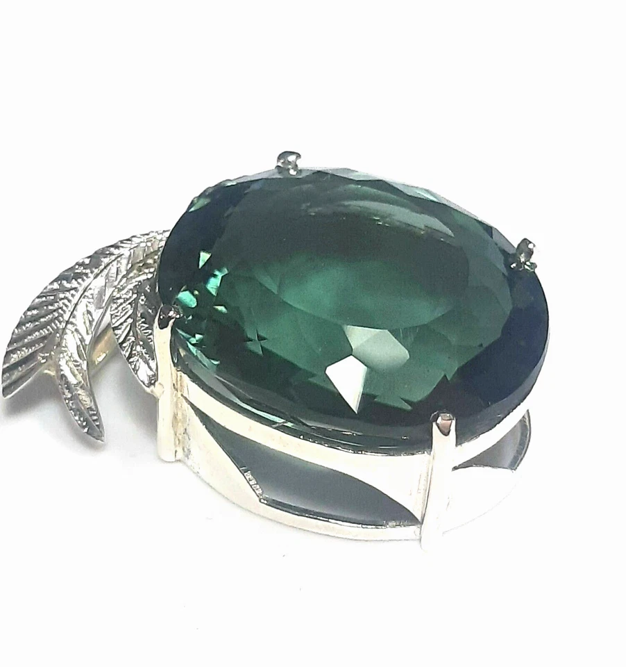 Pendente Ametista verde  47.79 ct  in Argento Sterling 925 - Immagine 2 di 4
