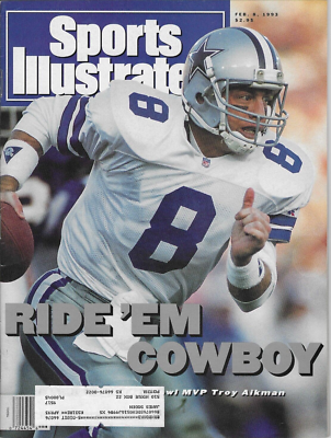 Sports Illustrated Feb 8 1993 Vol 78 No 5 Troy Aikman Dallas