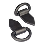 Trailer Lashing D-Ring 95x65mm Loop Heavy-Duty Load Strap Tie-Down Point x2
