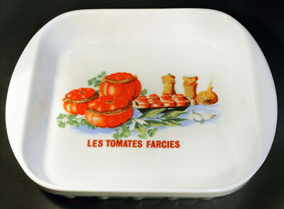 Porcelaine Du Reussy Casserole Porcelain Baking Dish Tomato French Cuisine Cook