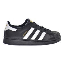 Adidas Superstar Foundation C Little Kid's Shoes Core Black-White-Black ba8379