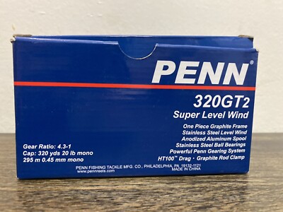 Penn 320 Gt2 Level Wind Fishing Reel 320gt2 for sale online | eBay