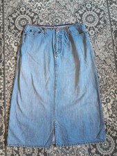 Route 66 Y2K Cowgirl Denim Skirt Juniors 13 Light Slit Grunge Western Bratz