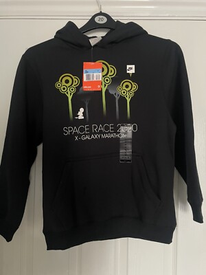 Jungen Junior Unisex Größe M Nike Hoody Schwarz Neu mit Etikett Weihnachten