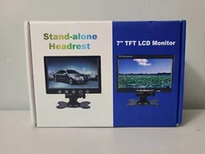 Stand Alone Headrest 7 Inch TFT LCD Screen Car Rear View Display Monitor