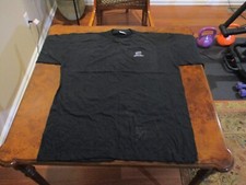 Sega Saturn Console System Retro Promo Black Short Sleeve T-Shirt XL Size Shirt