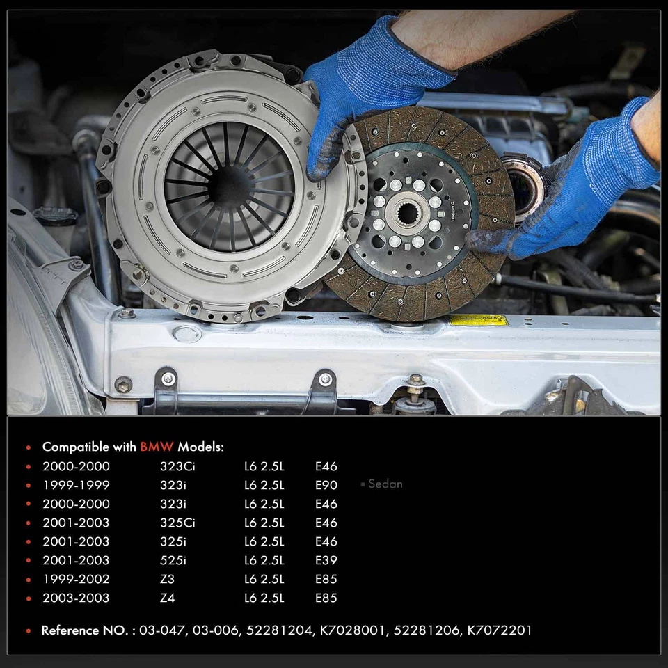 Kit de embrague de transmisión para BMW 323Ci 323i 325Ci 2001-2003 525i Z3 1999-2002 Z4 Foto 2 de 4