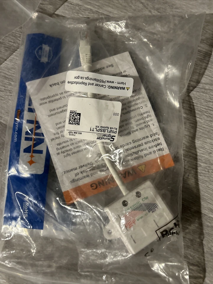 KIT DIVISOR SEÑAL SOUNDOFF PNFLBSPLT1 RJ-45 Foto 2 de 2