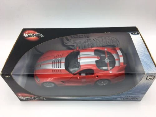 2000#VINTAGE 1/18 - MATTEL HOT WHEELS DODGE VIPER GTS-R NEW OLD STOCK NIB [JK] - Immagine 2 di 4