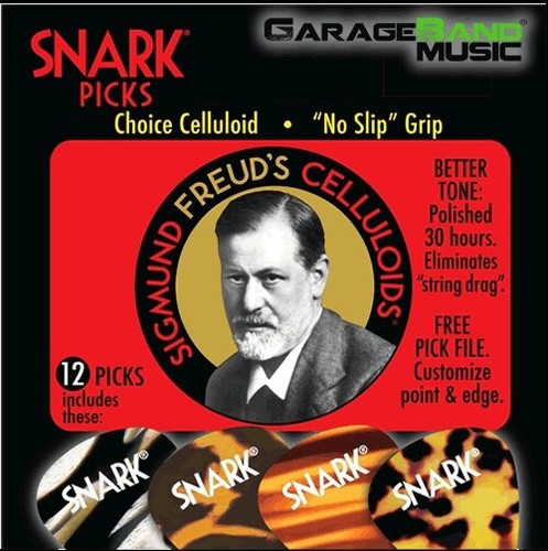 Snark Guitar Picks Sigmund Freud Celuloide 12 Pack 70 Mm No Slip Agarre Ebay