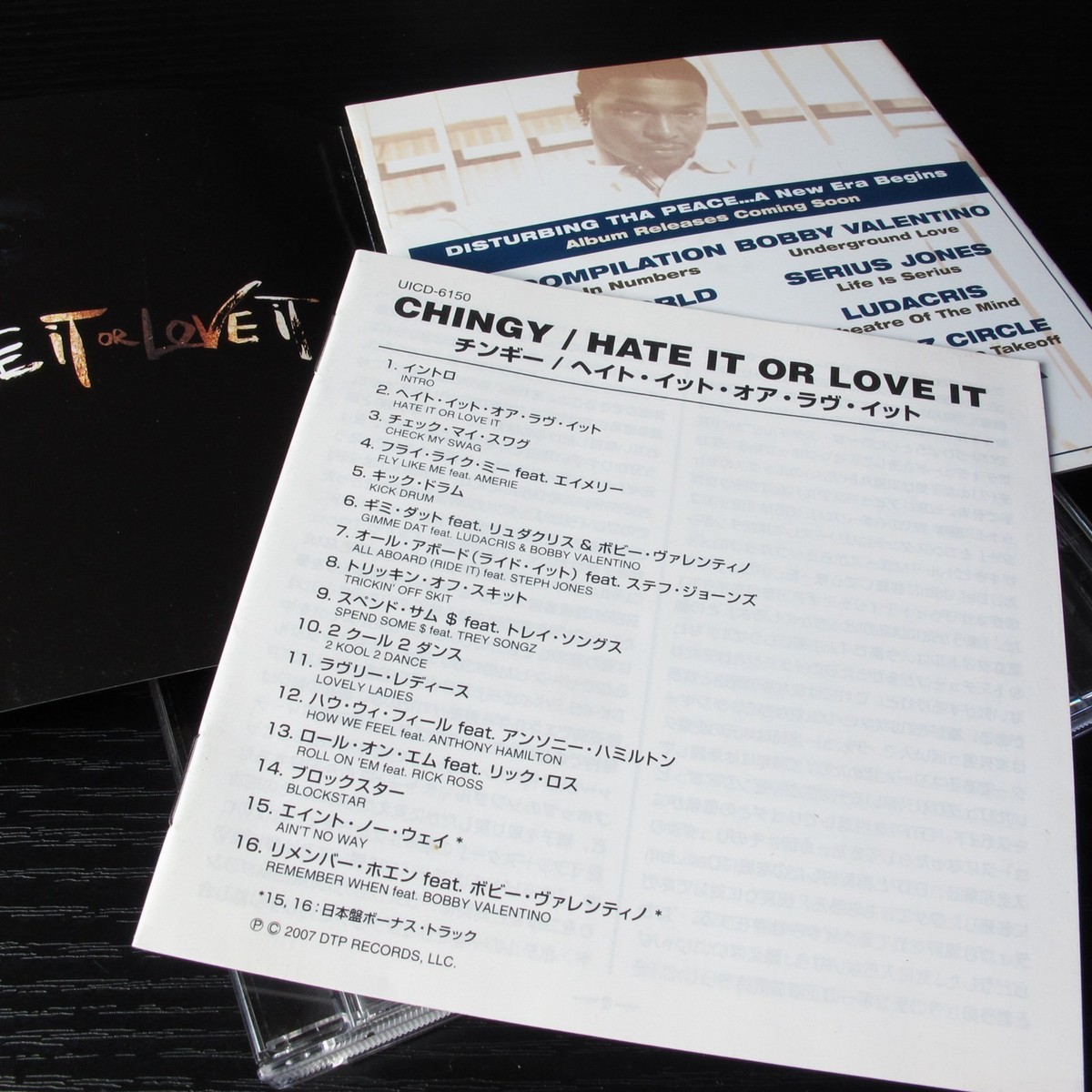 Chingy - Hate It Or Love It JAPAN CD+2 Bonus Tracks W/OBI Mint