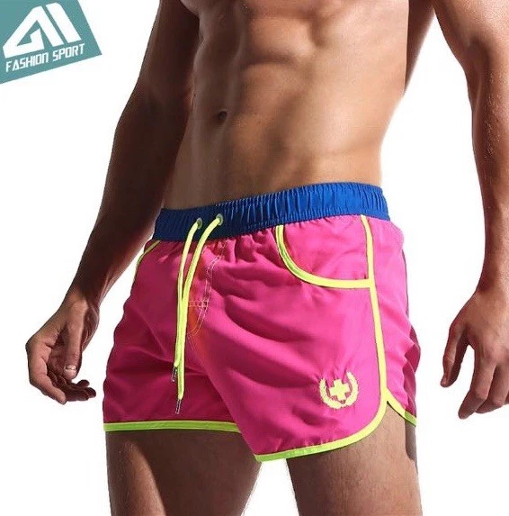 Baywatch Bade-Shorts★Neon★S-M-L-XL★Badehose★Sport★board swim surf hose pink polo