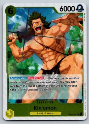 Kin'emon OP04-102 One Piece FOIL Card