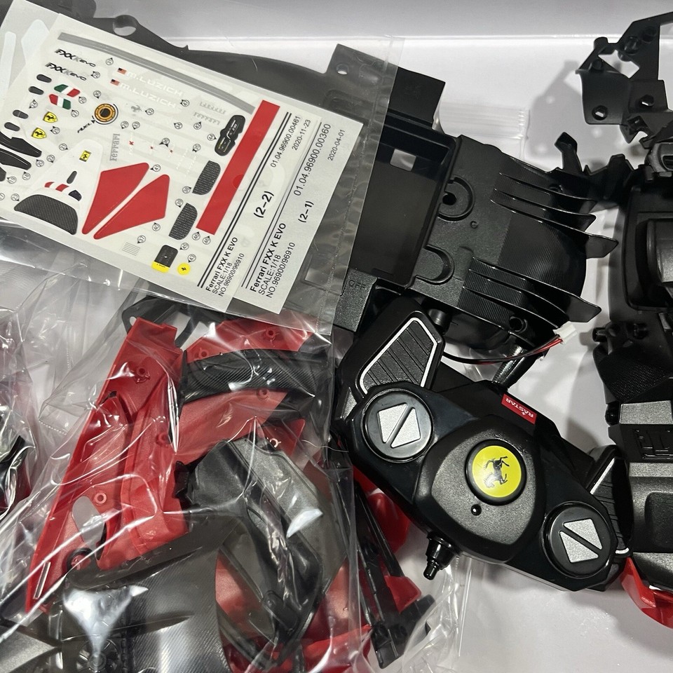 Ferrari Model Kit Self Assembly FXXK Evo Remote Control Sports Car 1 