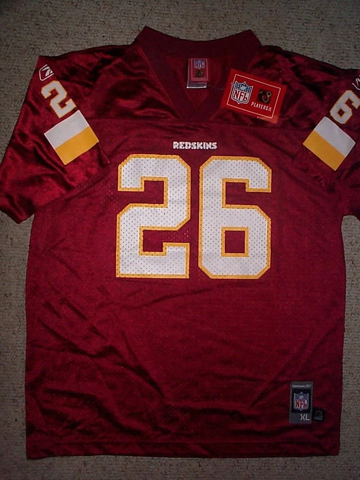 Camiseta deportiva REEBOK Washington Redskins Clinton Portis NFL jóvenes niños niños (xl) Foto 2 de 3