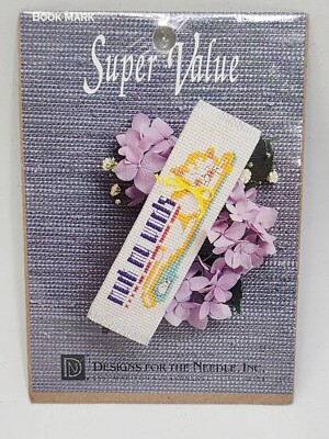 Super Value Mark My Words Cat Book Mark Designs for the Needle Cross Stitch Kit