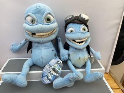 2x Crazy Frog The Annoying Thing 12 Zoll Plüsch mit Etikett & 10 Zoll Sounds funktionieren