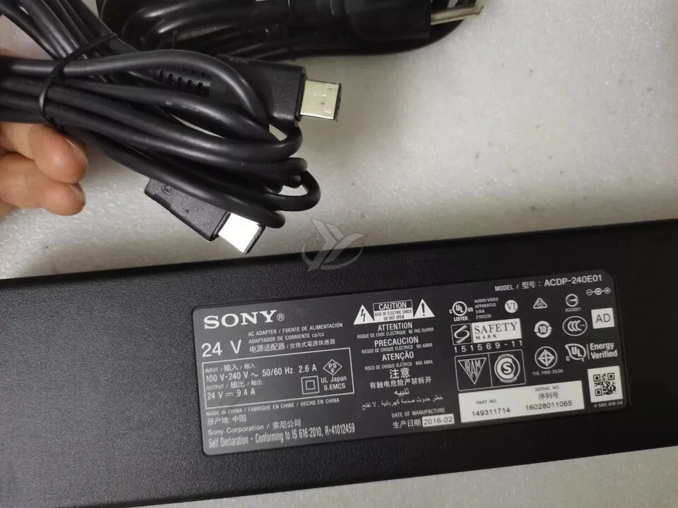 Genuine 24V9.4A 240W ACDP-240E01 For Sony KD-55X9300E KD-65X9000E LCD TV Charger - Image 2 of 4