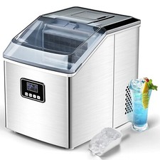Ice Maker Countertop - 40Lbs/24H Auto Self-Cleaning 24 Ice Cubes in 13 Mins P...