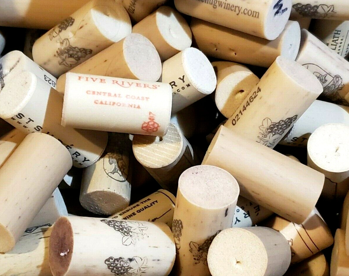 50 SYNTHETIC Used Wine Corks for Crafts Projects