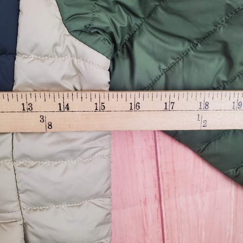 Columbia Youth Boys Jacket Sz Small Multi Colorblock Powder Lite Hooded Full Zip - Picture 9 of 11