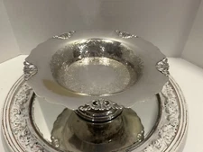 Art Nouveau Silver By Boardman Compote Silver Plate  Bowl Pedestal Candy Dish
