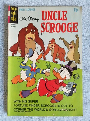 Uncle Scrooge Comic #78, Walt Disney, Gold Key - Dec 1968