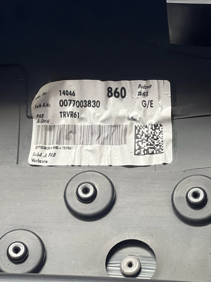 Mini Cooper Paceman 2014 panel de moldura de puerta delantera lado derecho del pasajero negro OEM Foto 4 de 4