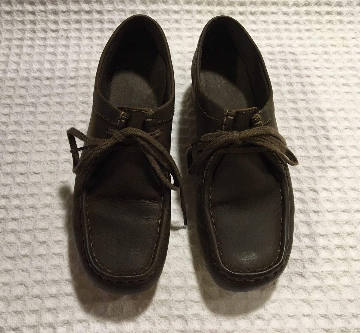 CLARKS 15260 Padmora Wallabee Beeswax Leather Loafers Boots CLARKS 15260 Padmora Wallabee Beeswax Leather Loafers Boots