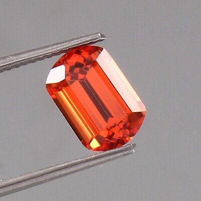 AAA Ceylon Fanta Orange Sapphire Loose Fancy Cushion Gemstone Cut Stone 3.65 Crt