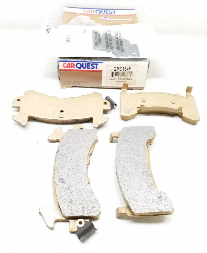 GMD154F Carquest Semi Metallic Disc Brake Pads Made In USA Free Shipping - Image 3 of 3