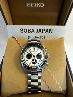 SEIKO PROSPEX SPEEDTIMER SBDL085 White Men's Watch Japan