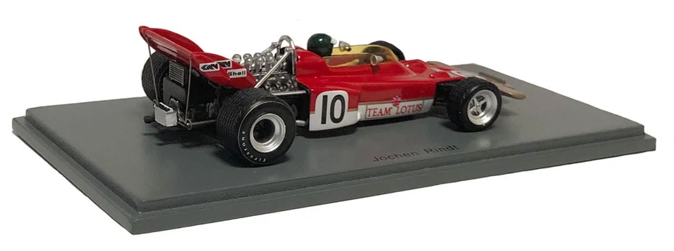 Spark S4280 Lotus 72C Dutch GP 1970 - Jochen Rindt World Champion 1/43 Scale - Image 2 of 3