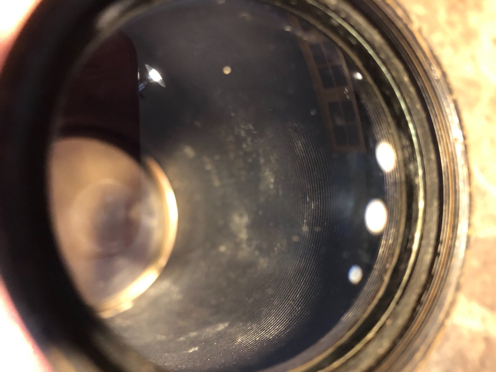 VINTAGE ROSS PROJECTION LENS "ROSSKOTE" BLOOMED D.P.L NO. 202110 F=41/4