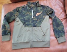 Nike Toddler Green Camo Full Zip Track Jacket 3T 2-3 Years Boys Girls Hunting