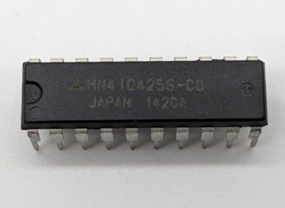 2x  256Kx4 RAM IC für Speichererweiterungen AMIGA - MN41C4256-08 - DIP-20