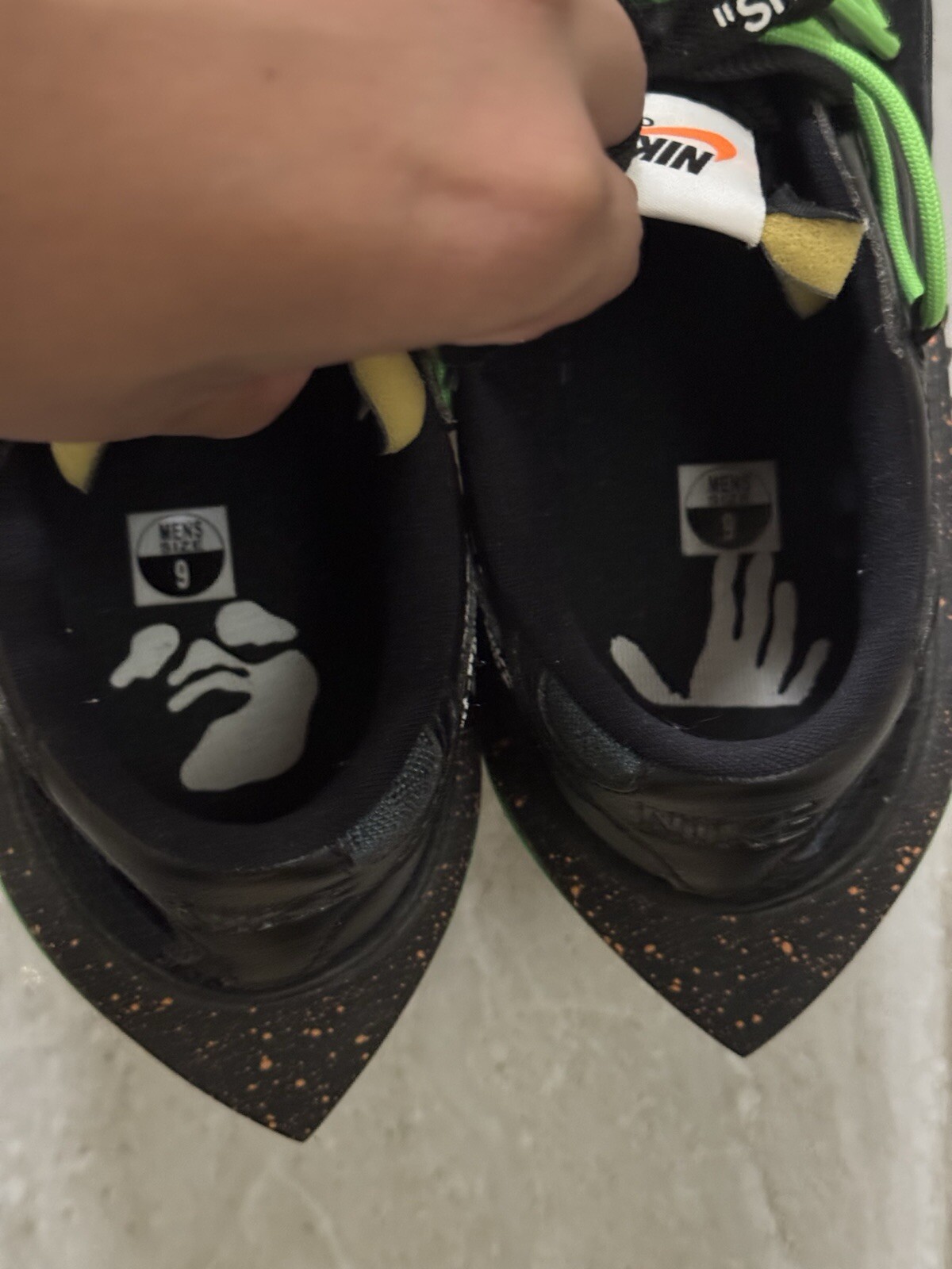 OFF WHITE X NIKE Taglia 9 Nike Blazer Low x Off White Nero 2022