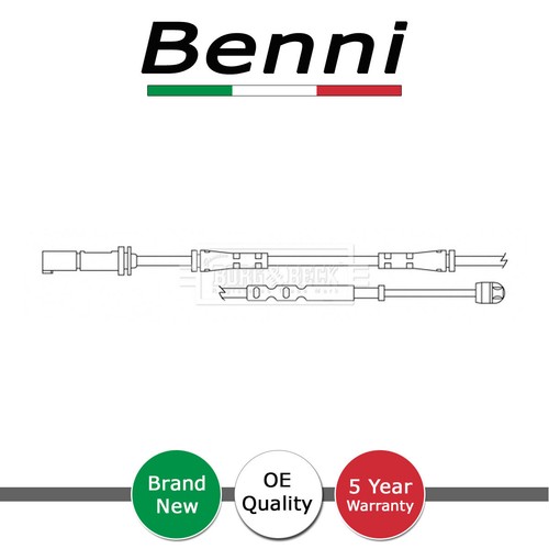 Brake Pad Wear Sensor Front Benni Fits BMW i3 2013 0.6 Electric