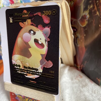 Morpeko VMAX 300HP 🔥Fan Art🔥 Black Foil Card 080/202 NM | eBay