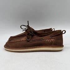 Rank 45 Remi OSHSP22P6 Women's Brown Cheetah Print Leather Casual Shoes Size 8
