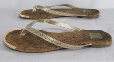 Pre-owned Dolce Vita Women's beige thong sandals size 7 Dolce vita sandal s 7 