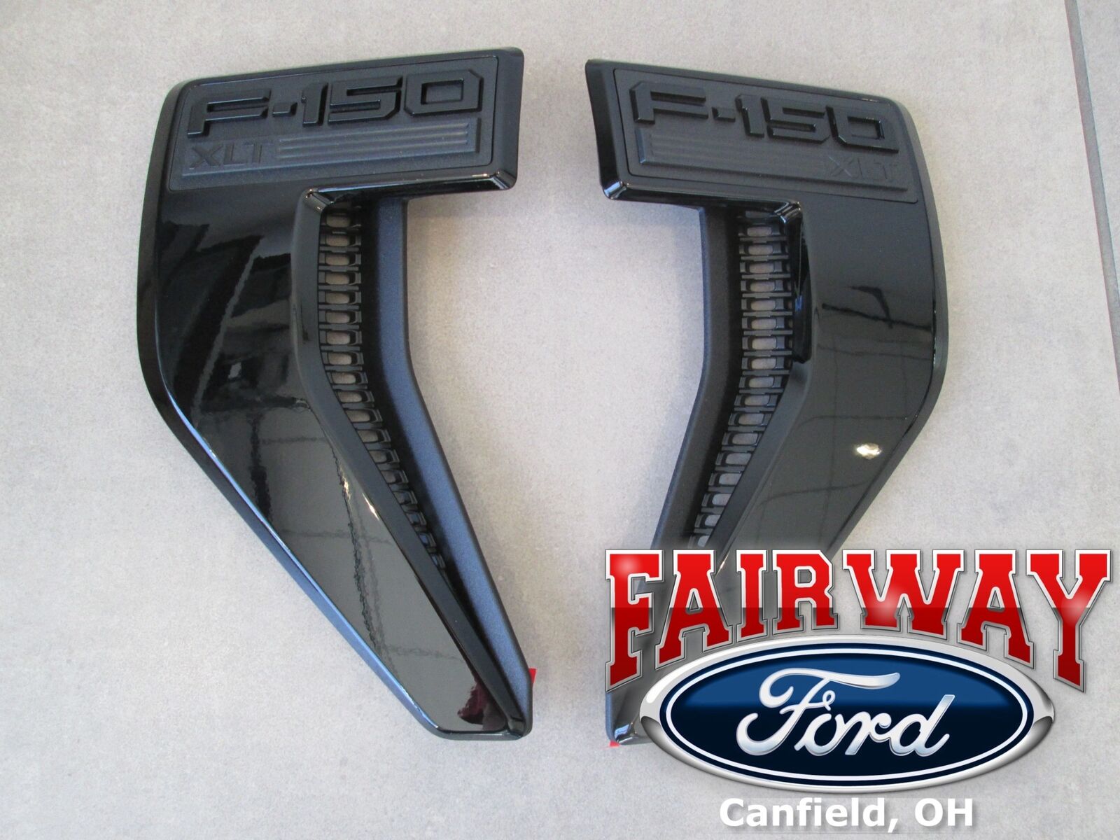 18-23 F150 No Camera Ford Performance Black Emblems M-1447-F15B