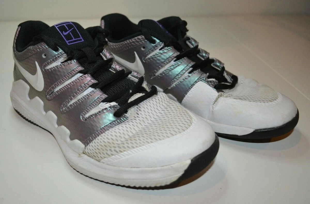 Women's air zoom vapor x 2025 tennis shoes white and black