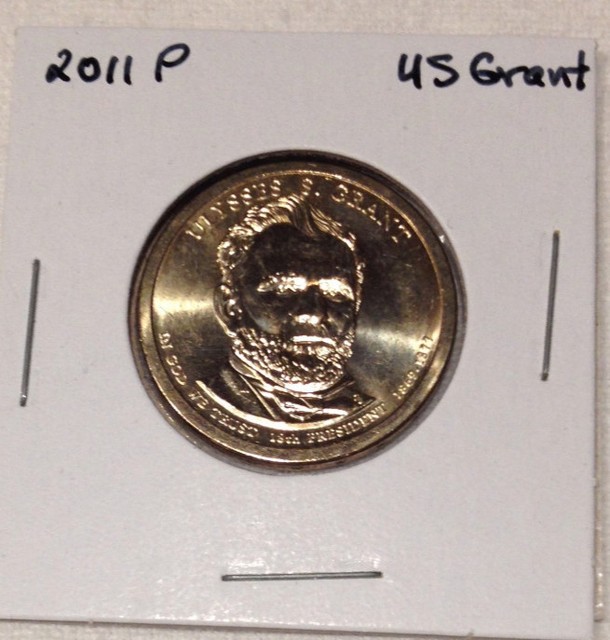Ulysses S Grant 2011 P Presidential Uncirculated Dollar Coin for sale