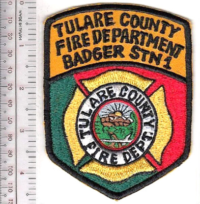 Hot Shot Wildland Fire Crew California CDF Tulare County Badger Forest NO TARIFF