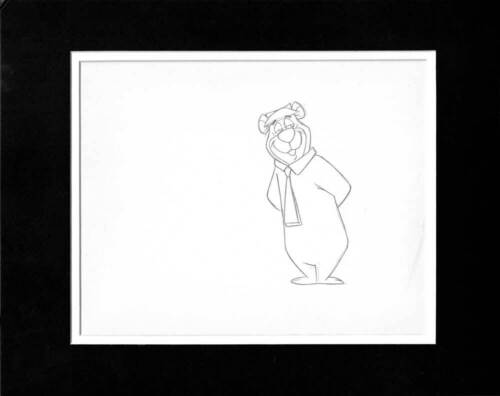 Yogi Bear Key Animation Production Cel Drawing Hanna Barbera 1970s Signed?  482 | eBay